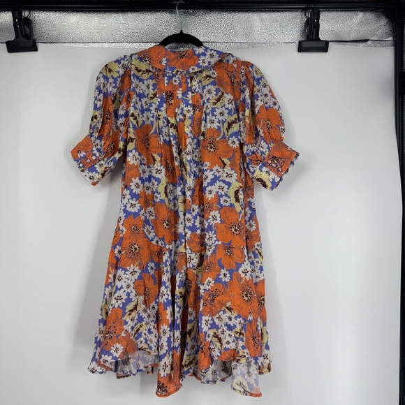 NWT Free People Sugar Crush Mini Dress in Cobalt Combo - Picture 8 of 13